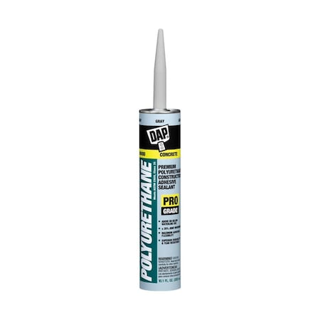 Dap Pro Grade Gray Polyurethane Construction Sealant; 10.1 oz - Case of 12 1836725